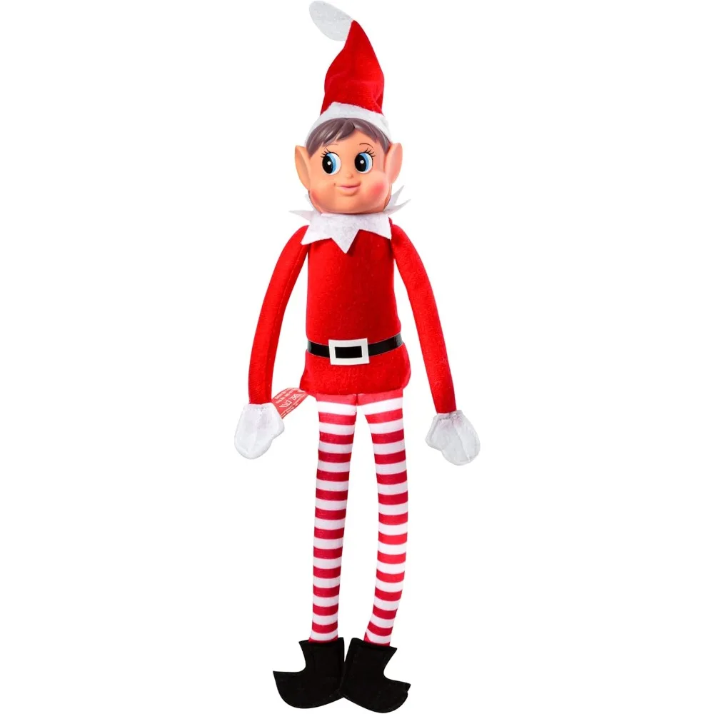 Christmas Elf Behaving Badly Plush Toy Novelty Long Bendy Naughty Boy Christmas Elves Doll 12 Inches christmas decorations assembled toys