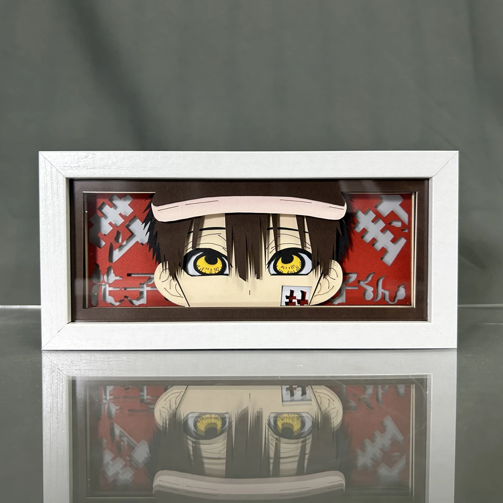 Paper Cut Anime Led Light Box Toilet Bound Hanako Kun Desk Light for Bedroom Decor Kids Birthday Gift Manga Table Lamps Lightbox 3