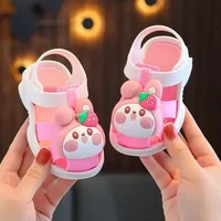 Sandalias Shoes for Girl Children Sandals Garden Shoes New Summer Cartoon Boy Beach Shoe Soft Soled Girls Walking Shoe Baby Shoe 3