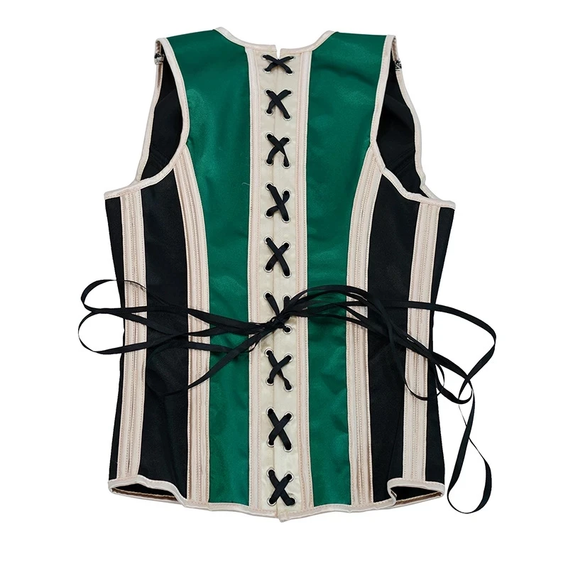 Men's Corset Body Shaping Clothes For Party Palace Shirt Vest Waistcoat Slimming Male Waist Trainer Tummy Control Shaper Costume 5