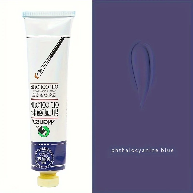 50ml Artist-Grade Oil Paint for Hand-Painted Canvas and Graffiti Art