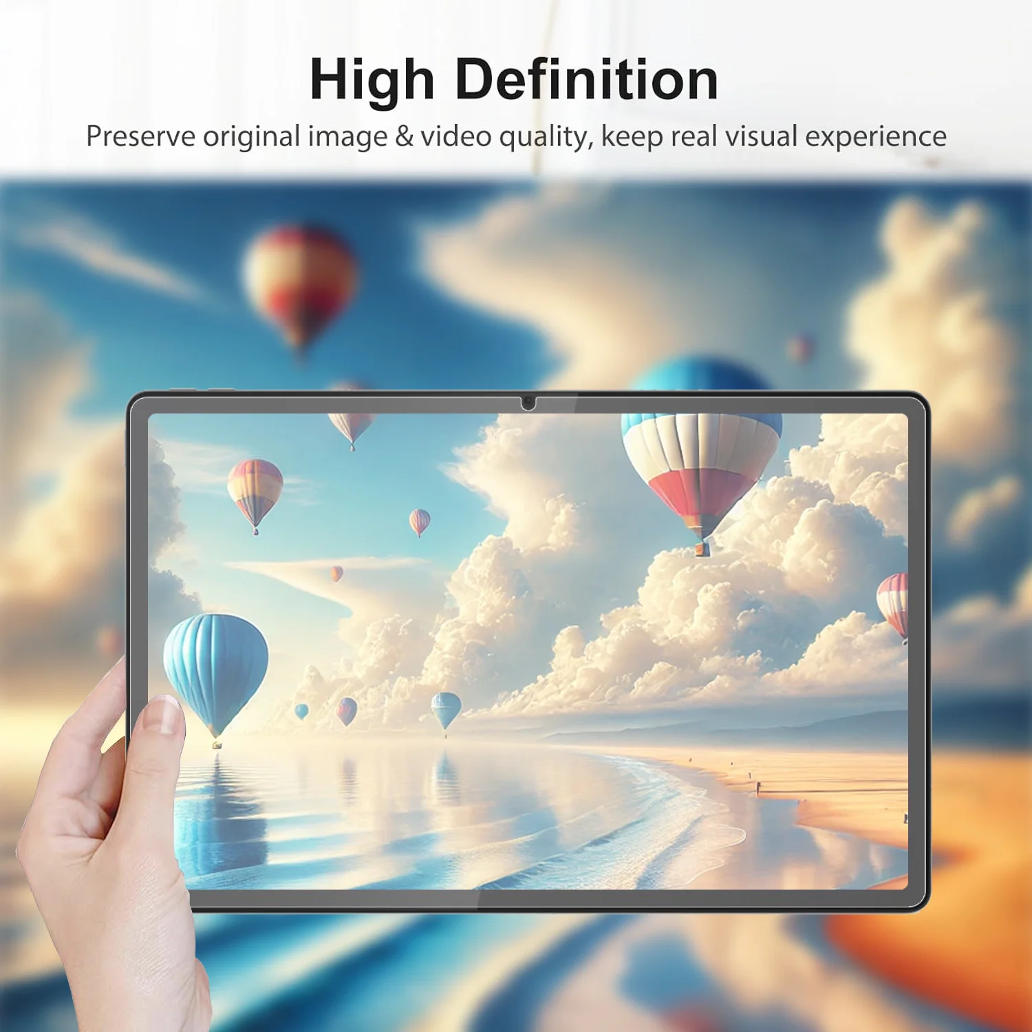2 Pieces Hard Scratch Proof Film HD Tempered Glass Screen Protector For Lenovo Idea Tab Pro 12.7 2025 TB-373FU 6