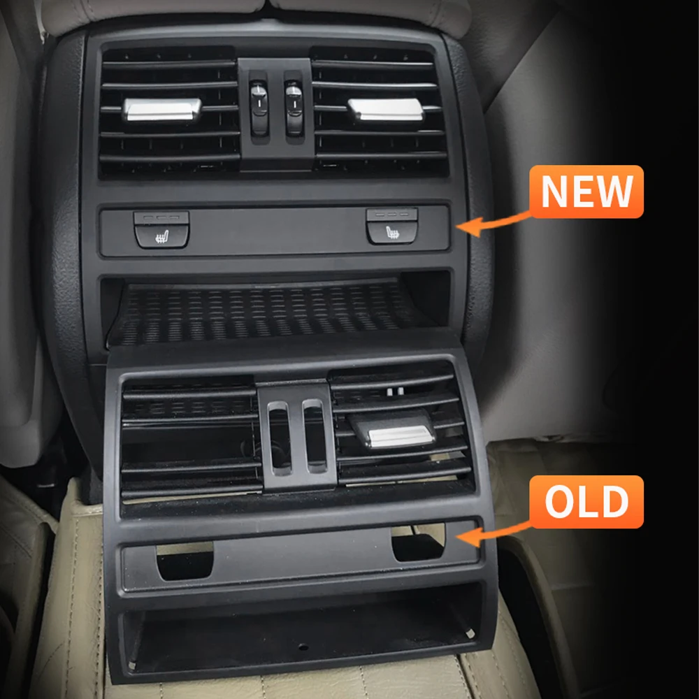 LHD RHD Vollchrom-Klimaanlage AC-Entlüftungsgitter-Auslassabdeckung für BMW 5er F10 520 521 523 525 528 530 – Detail 9
