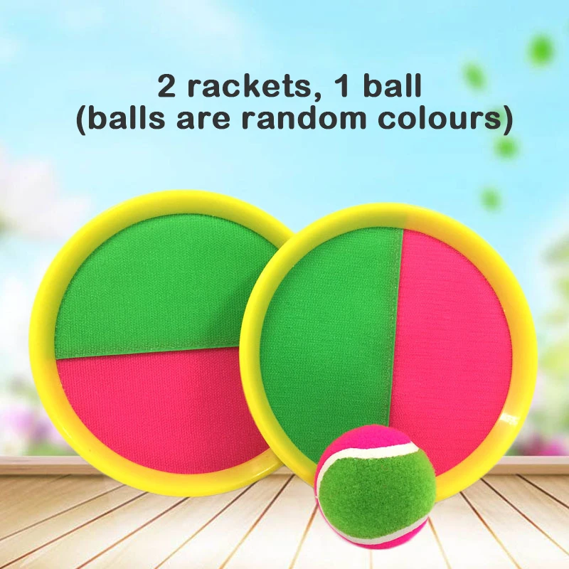 

Outdoor Sports Catch Ball Game Set Fun Kids Sucker Sticky Ball Toy Throw And Catch Parent-Child Interactive Outdoor Toys Gifts
