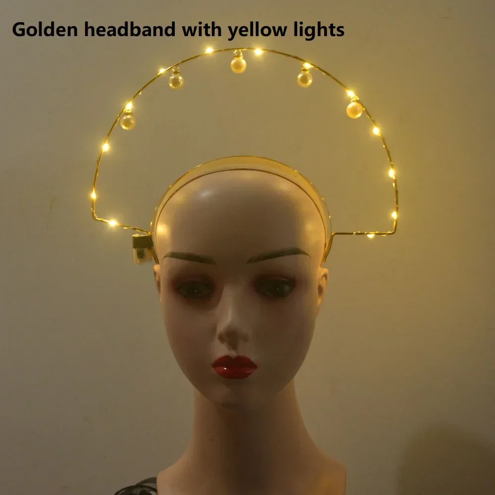 BARTOSI - Diadea Con Corona De Halo Para Ujer, Accesorios Para