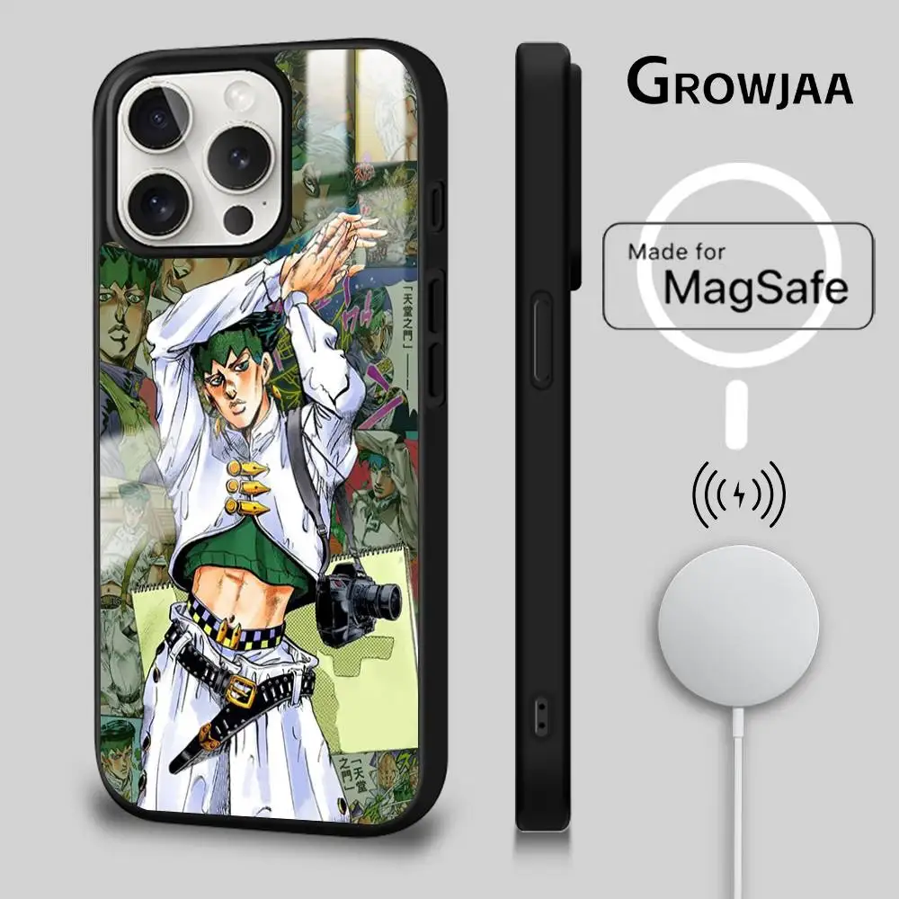 JoJo's Bizarre Adventure Magnetic Magsafe Phone Case with Wireless Charging Compatibility