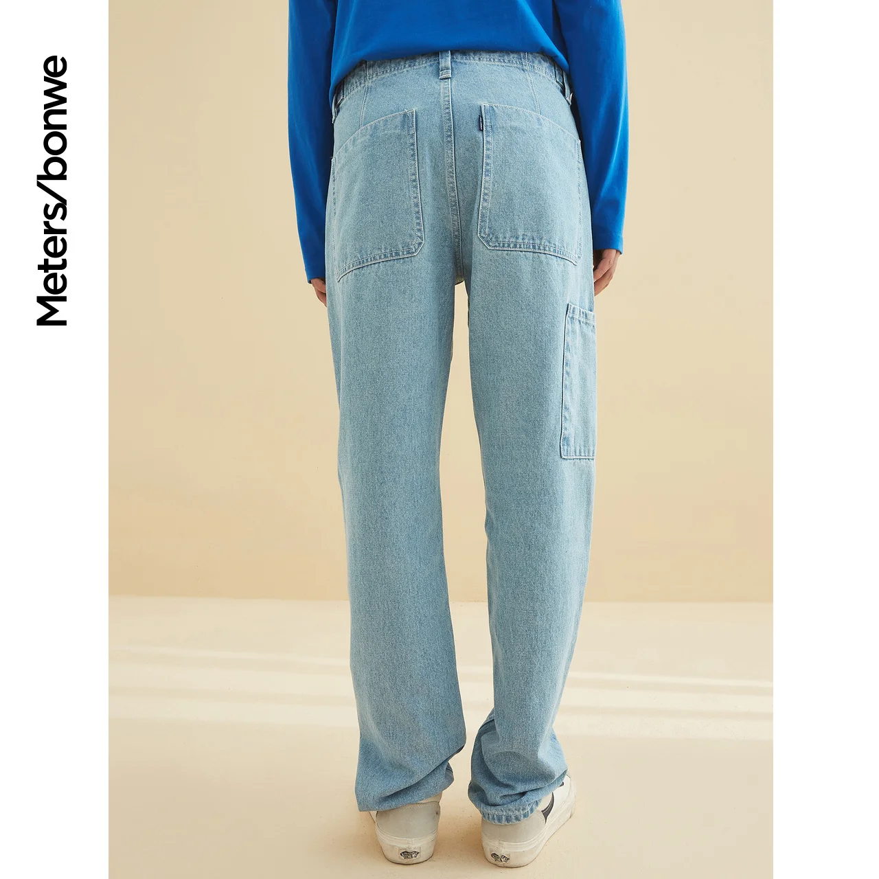 Metersbonwe Denim Trousers Spring Simple Fashion Men'S Tooling Wind Lumberjack Jeans Brand High-Quality Bottoms