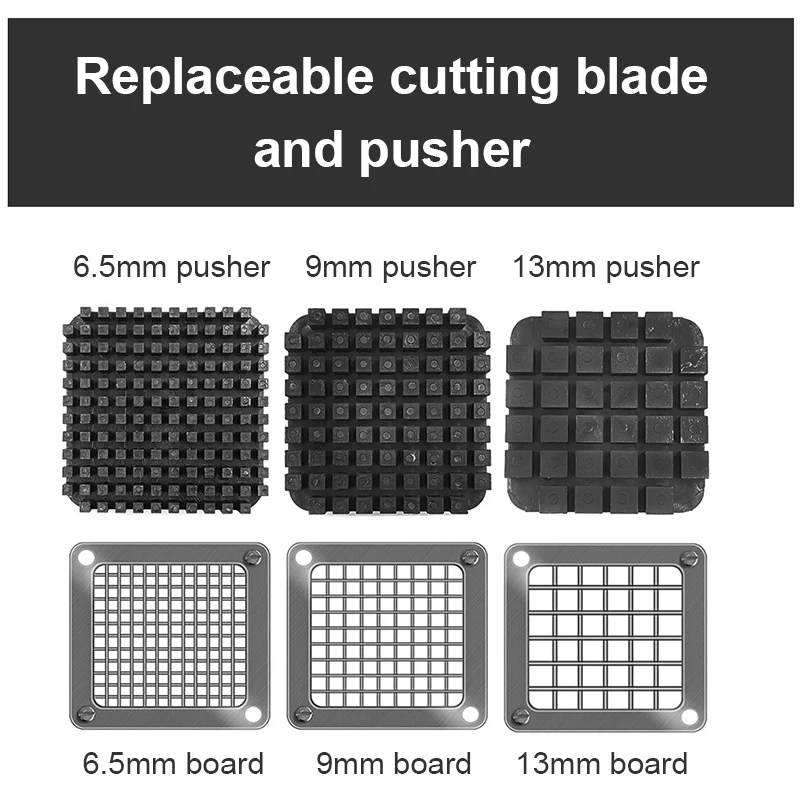JIQI Alloy Steel French Fries Potato Strip Cutter Chips Cutting Machine Manual Potatoes Slicer Hand Push Vegetable Fruit Chopper