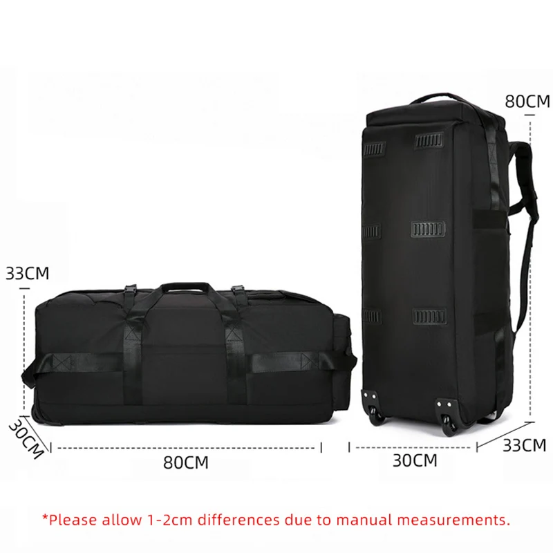 Unisex Universal Travel Bag with Wheel Large Capacity Foldable Luggage Traveling Handbag Waterproof Luggage Storage Bags XM135 travel bag