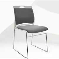Stacking Chairs 1102LB Capacity Home Office Guest Chair Set with Sled Base,Modern Reception Chair for Kitchen,Waiting Room 1