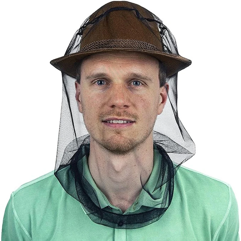 Mosquito Head Net Mesh, Bug Net For Head Mosquito Face For Outdoor Hiking Camping Fishing And Insert Protection