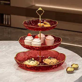 2/3-Tier Fruit & Dessert Display Stand 1