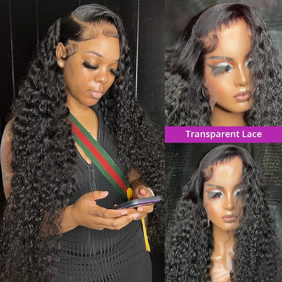 13x6 Deep Wave Perücke Aus Echthaar – 200% Dichte, Vorgezupft, Mit Babyhaar, 71 Cm