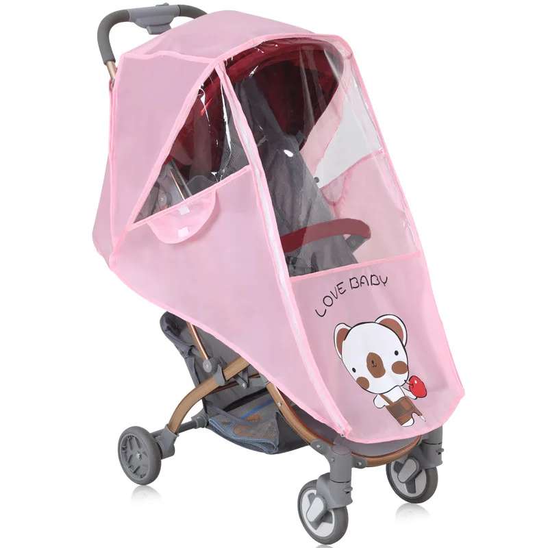 

Universal Stroller Stroller Rain Cover Perambulator Windshield Rainwater Proof Cover Baby Car Umbrella Car Rain Cover Raincoat