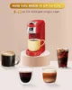 Single Serve Coffee Maker, Red Single Cup Coffee Machine for K Cup & Ground Coffee, 5 to 12oz Brew Sizes in Mins | USA | NEW 5