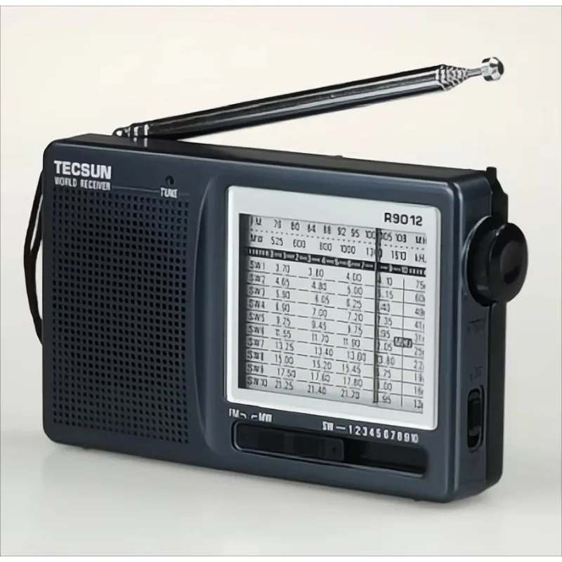 Tecsun R-9012 fm/am/swラジオ12バンドポータブルレシーバー