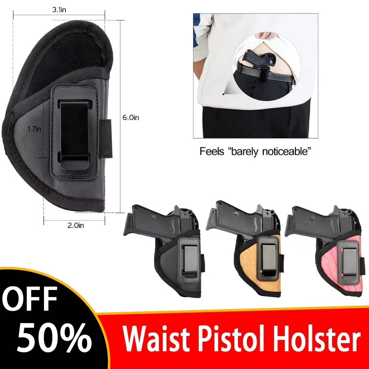 Tactical IWB PU Leather Concealed Carry Holster for Small 380 Keltec P238 S&W Bodyguard Ruger LCP Hunting Accessories pistol holster gun holster gun accessories hunting holster