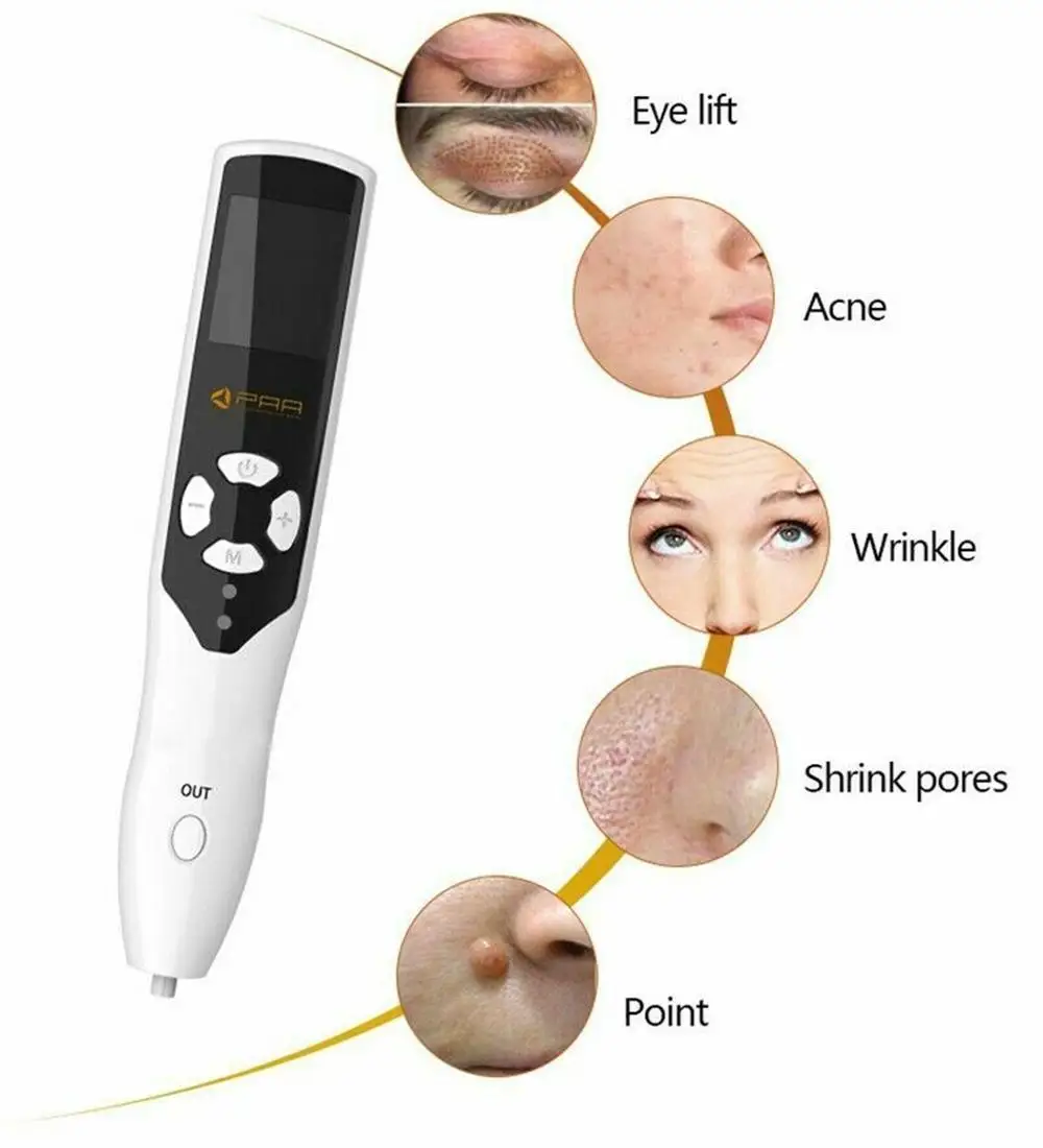 

2023 Latest PAA Ozone Fibroblast Plasma Pen For Eyelid Face Lifting Wrinkle Spot Mole Freckle Removal Skin Care Equipment