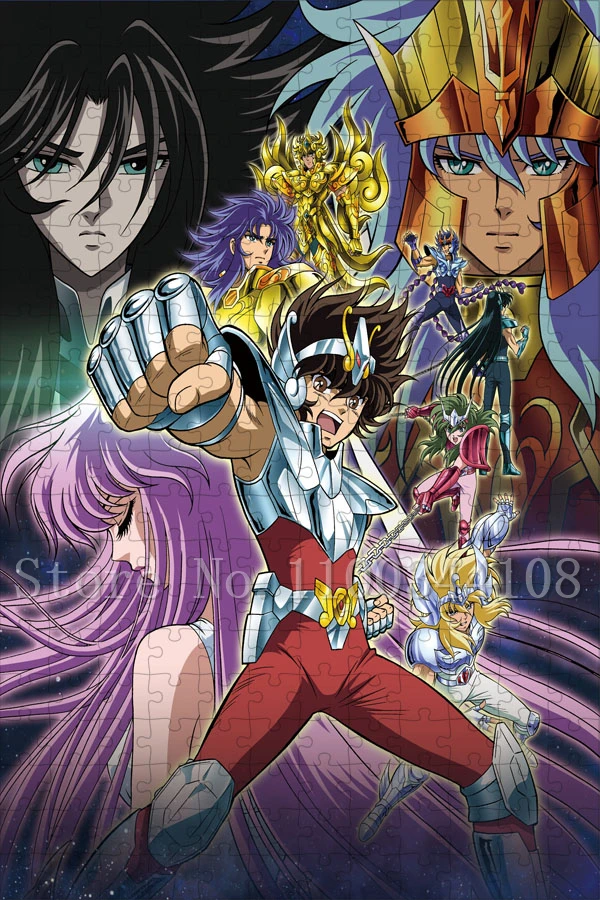 Saint Seiya Anime Jigsaw Puzzles 300/500/1000 Pieces Animation