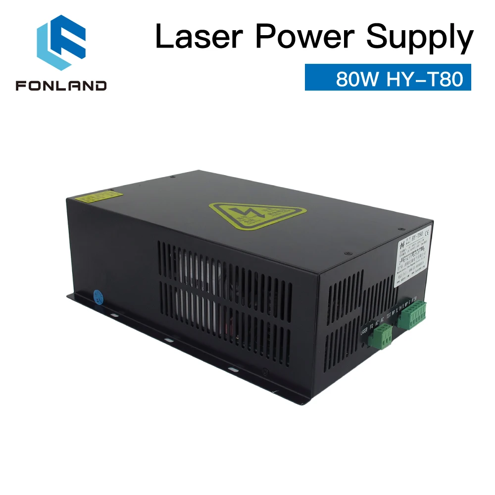 FONLAND 100W HY-TA100 CO2 Laser Power Supply for CO2 Laser Engraving Cutting Machine HY-T80 T / W Series
