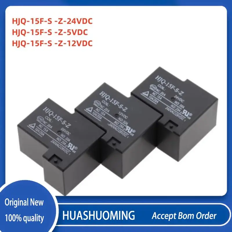 

10PCS/Lot New HJQ-15F-S -Z-24VDC HJQ-15F-S -Z-5VDC HJQ-15F-S -Z-12VDC HJQ-15F-S-Z-12V HJQ-15F-S-Z-DC12V 6PINS 30A