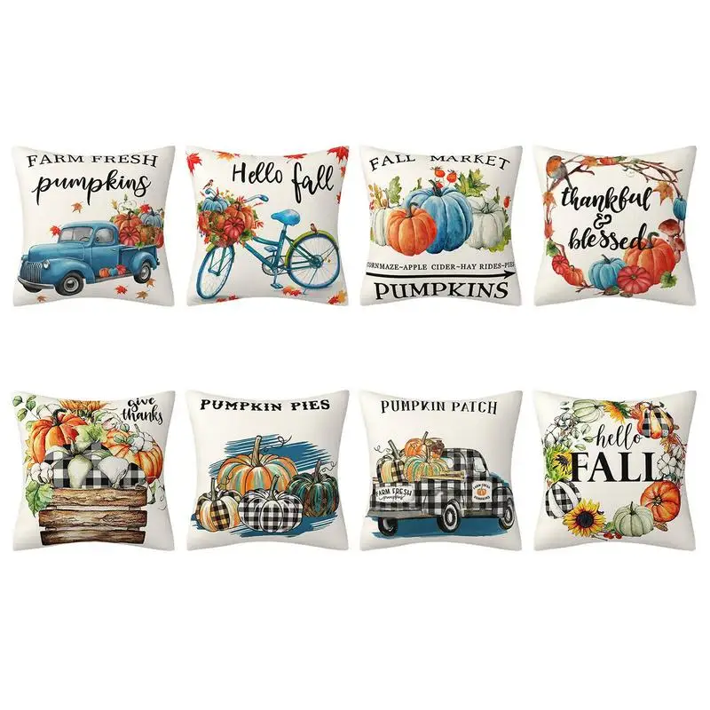

Женская Осенняя наволочка, новинка, осенняя коллекция, наволочки для подушек, Осенние Чехлы для подушек на День Благодарения