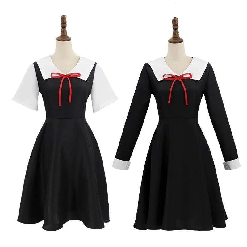 Anime Shinomiya Kaguya Cosplay Costume Kaguya-Sama Love Is War Fujiwara Chika Wigs Anime Woman\'s Dresses Halloween Costume
