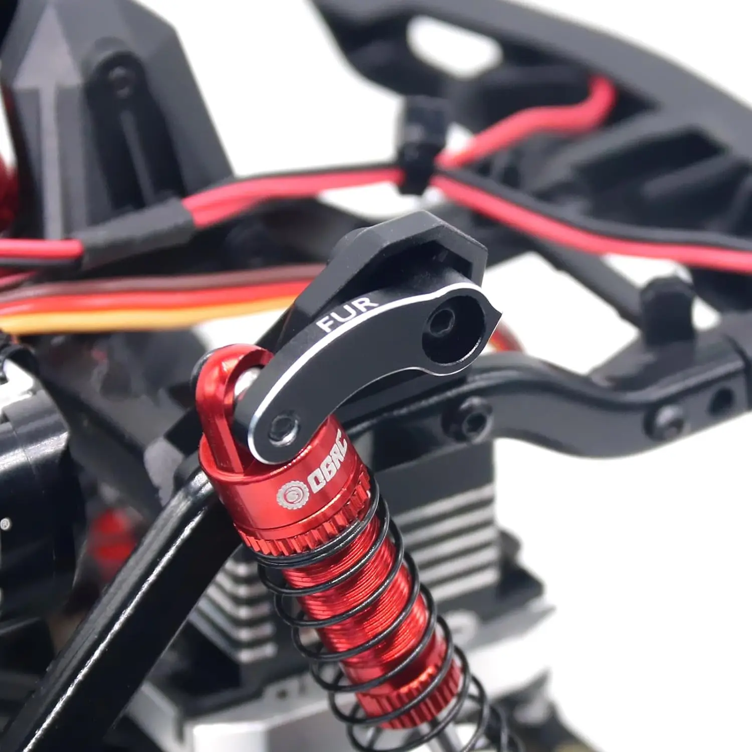 OGRC RC Shock Flex Blades Aluminum Alloy Shock Mount Adjustable Shock Bracket for TRX4M 1/18 RC Crawler Car Upgrade Parts