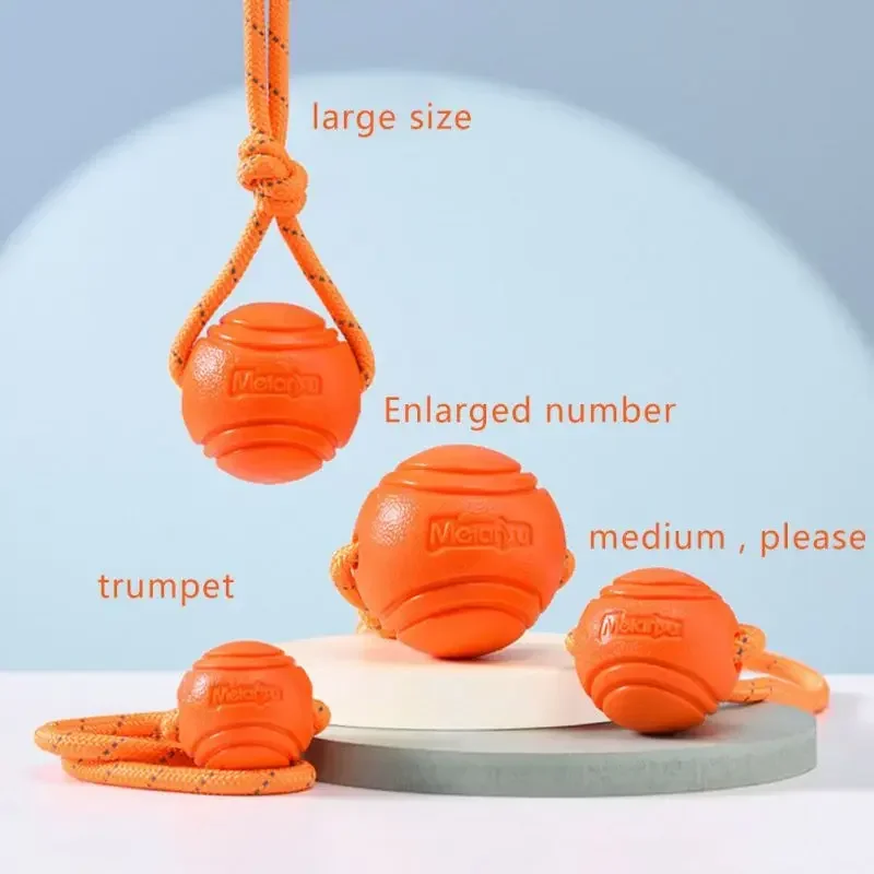 Durable Interactive Cotton Rope Dog Toy - Nontoxic Ball for Catching, Throwing, and Tugging