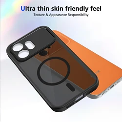 Premium Matte Finish Wireless Charging Case - Magsafe Compatible for Honor X5d (Frosted Black)