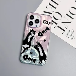 Sakura Bowknot Cat Polka Dot Phone Case for Tecno Spark 10 4G (1)