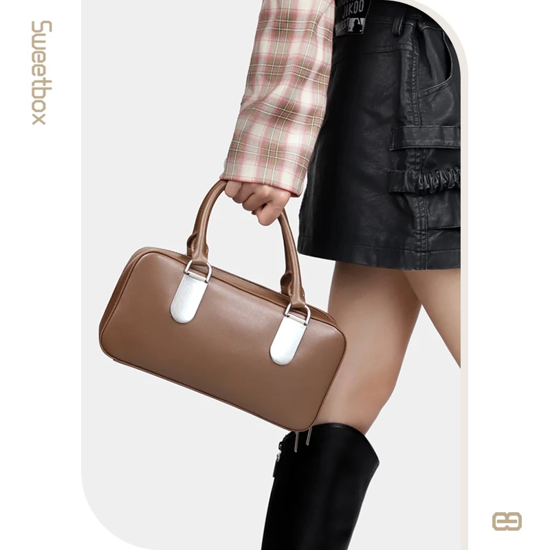 

Модная женская сумка, новинка, сумка для ланча из натуральной кожи, роскошная женская сумка через плечо, простые сумки-мессенджеры для девушек