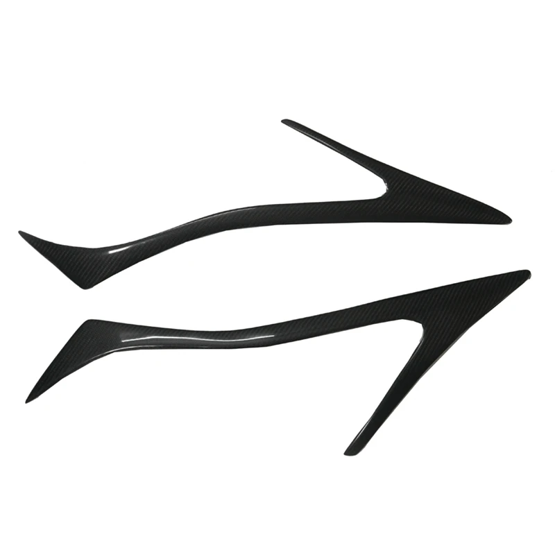 

1 Pair Eyelids Eyebrows Lids Headlight Trim Covers Real Carbon Fiber Automotive Supplies For Chevrolet Cruze 2010-2019