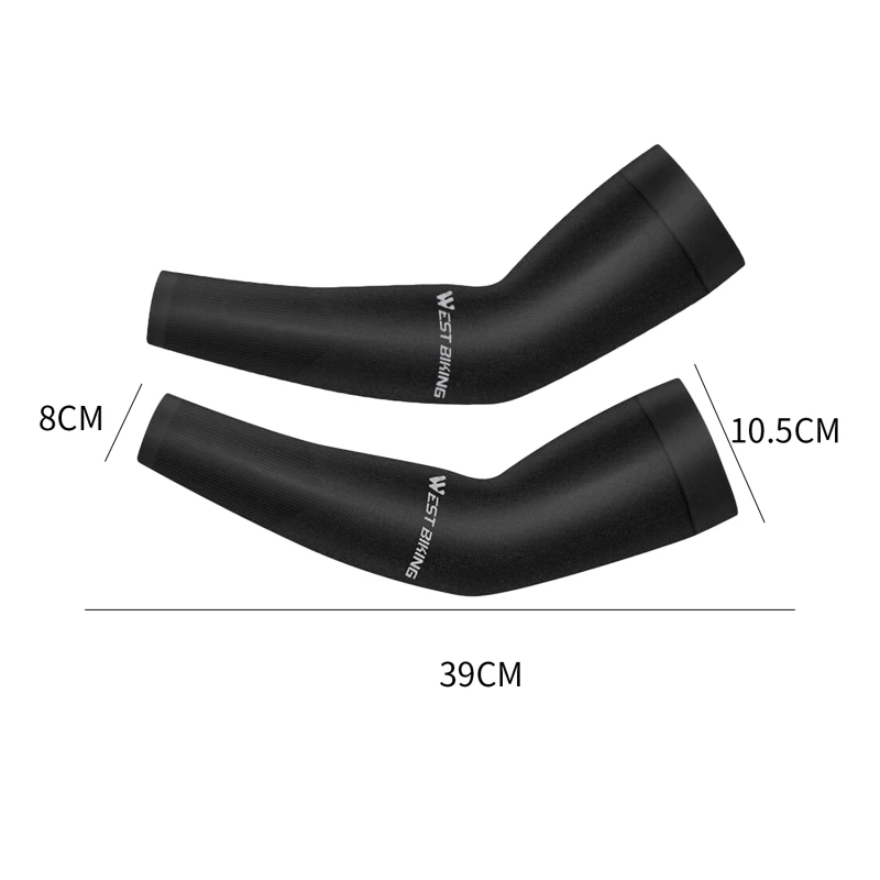 Sun Protection Arm Sleeves Arm Sleeves Cooling Arm Sleeves Basketball Elbow Protectors Arm Leg Warmers Breathable Ice Silk Quick Dry UV Protection Running Arm Sleeves Basketball Elbow Pad Fitness Armguards Sports Cycling Arm Warmer