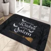 Halloween NOT All Witches Live in Salem Entrance Doormat Decor Carpet for Living Room Bedroom Non-slip Mat Halloween Decorations 1