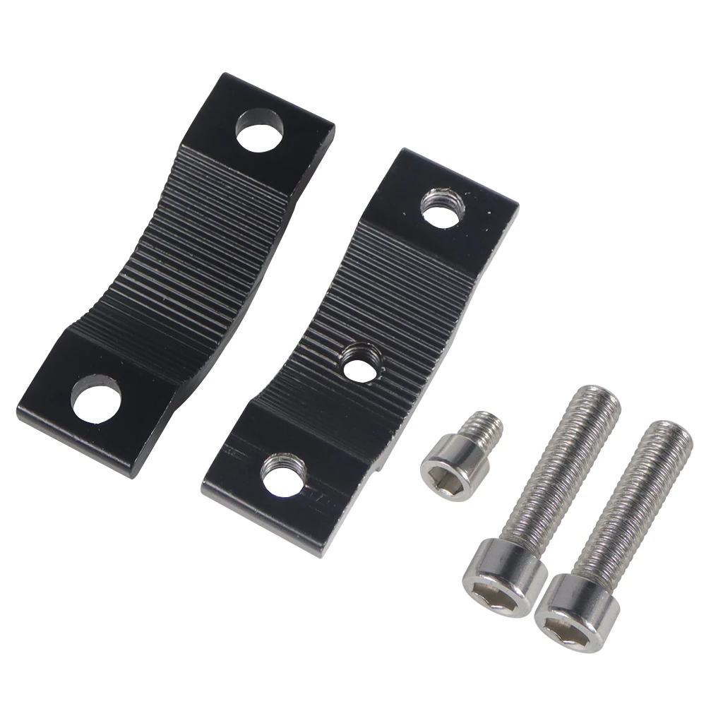 2Pcs Aluminum Bike Motorcycle Headlight Spotlight Mount Handlebar Fixed Clamp Bracket Clip M5 M6 Screw Front LED Light Holder headlight holder