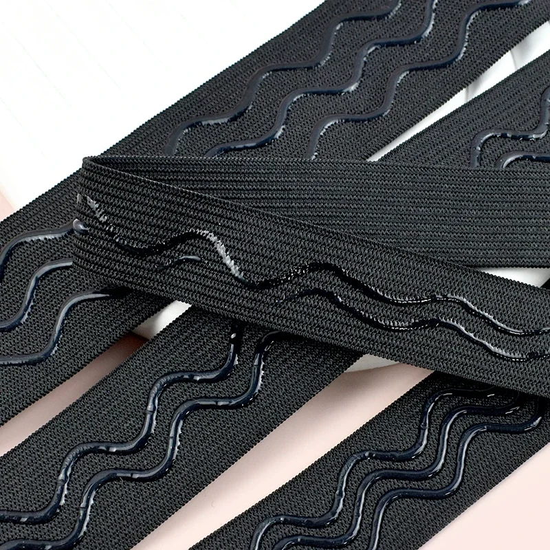 Silicone Elastic Non-Slip Stretch Tape for Sportswear and Garments