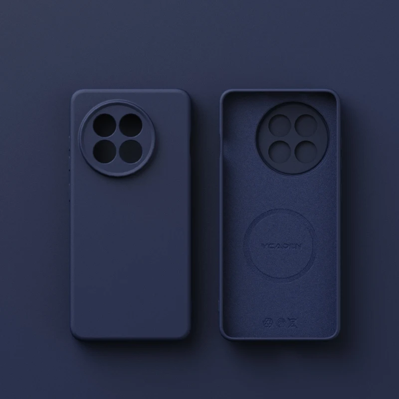 Magnetic Matte Soft Liquid Silicone Velvet Case with Mag-safe and Camera Protection
