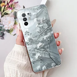 Colorful Flowers Painted Soft Slim Phone Case - 6.43'' Cover Sleeve - Oppo A94 5G (6016)
