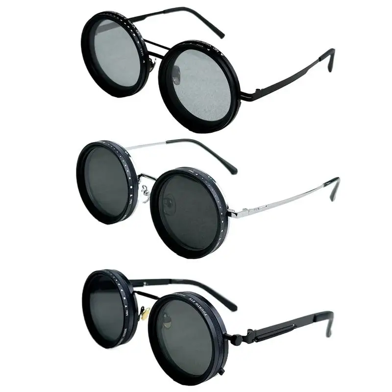 Polarized Sunglasses 1-9 Gears Adjustable Tint ND Filter Lenses for Men Beach Fishing