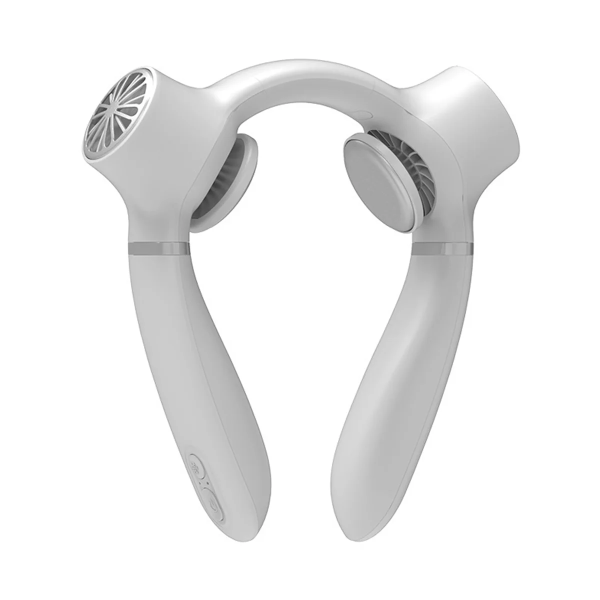

New Neck Hanging Fan with Double Heat Sink Portable Bladeless Silent Air Conditioner Rechargeable Holiday Essential