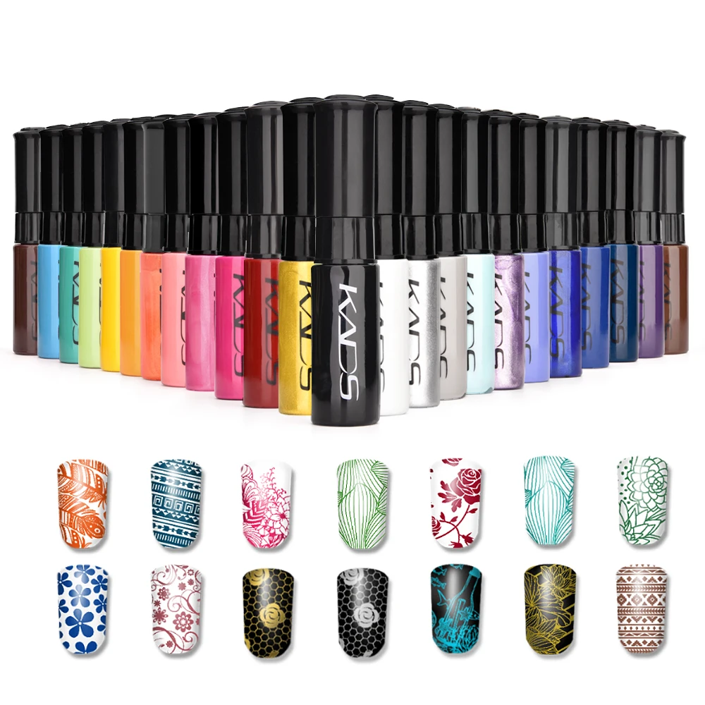 Nail Art Tools 7ml Colorful Stamping Polish For Manicure