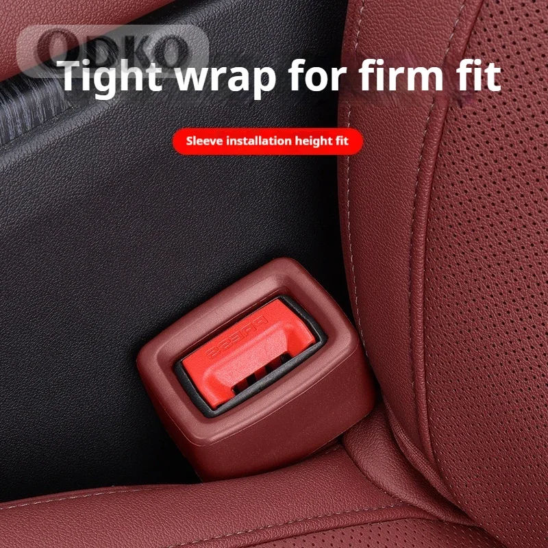Car Safety Belt Buckle Holder Silicon Gel Buckle Protective Cover For Citroen C6 C3XR C3L C5 AIRCROSS C4 C5X C3-XR