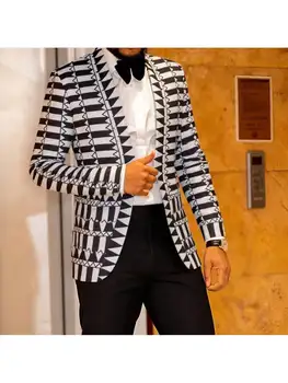 Slim Fit Casual Blazer for Men Business Party Jacket