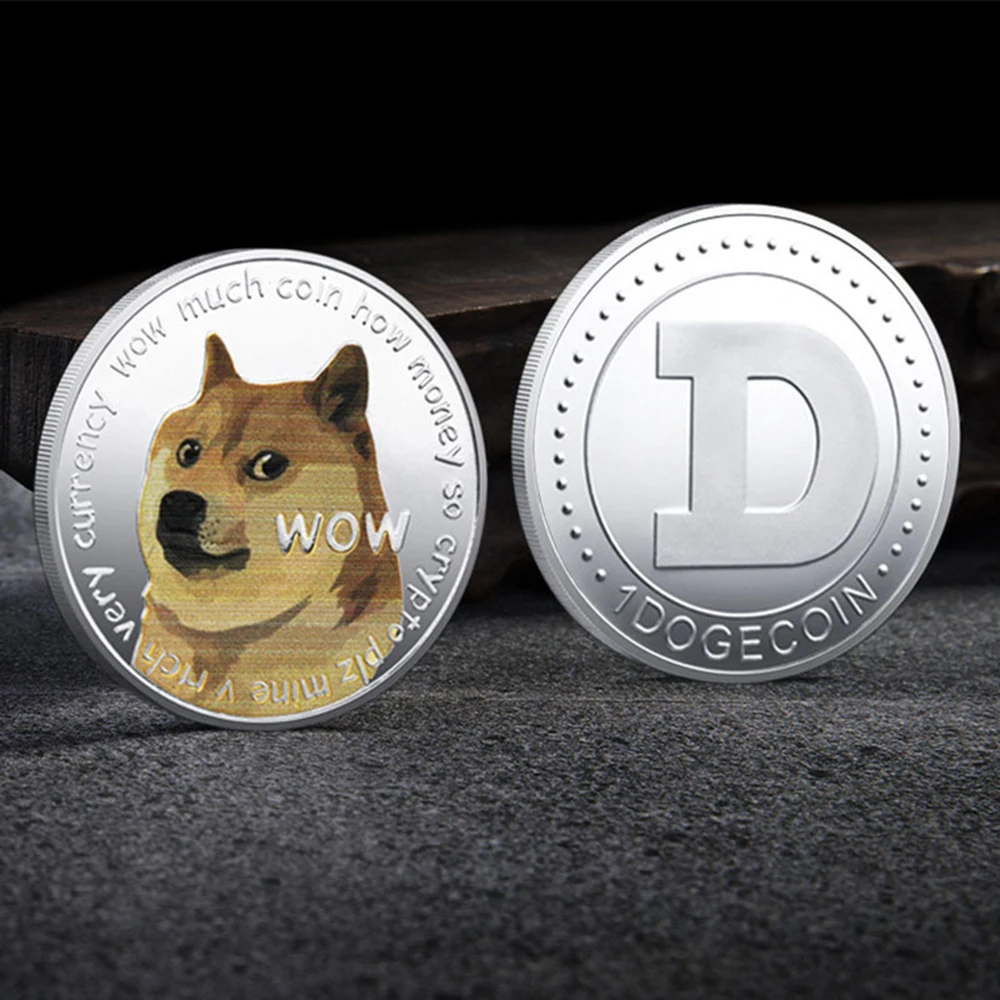 Dogecoins en or et argent : une collection qui célèbre la communauté avec  style et authenticité