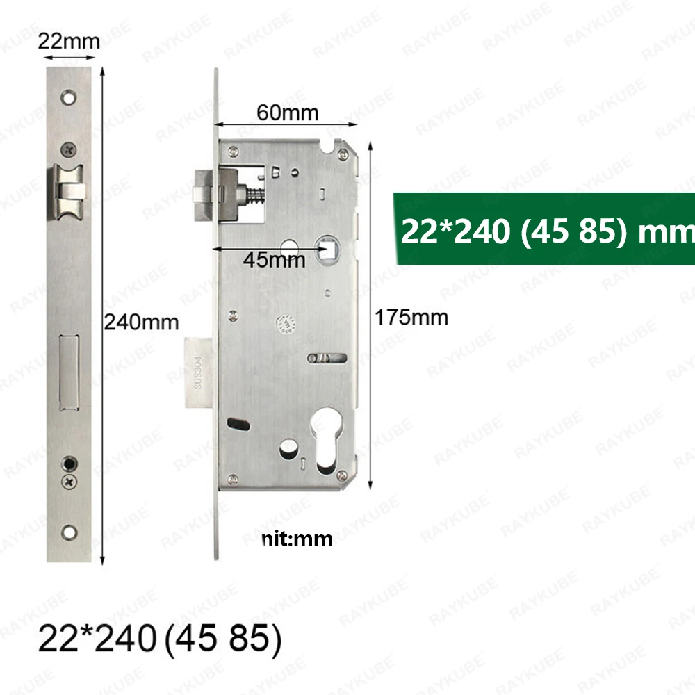 جسم قفل نقر للقفل الذكي مقاس 22*240 4085/22*240 45...