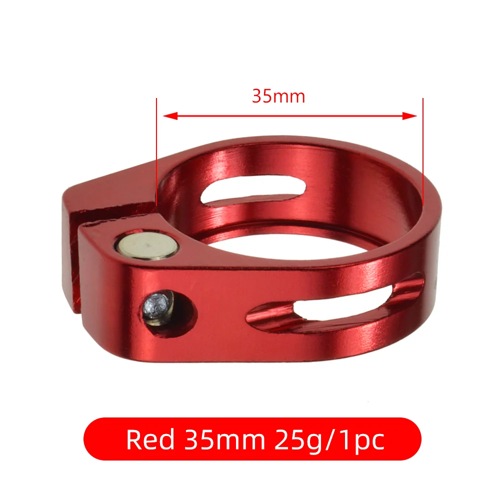 Morsetto reggisella per bicicletta, clip a sgancio rapido leggera, tubo sella da strada di montagna da 35 mm (blu) | Leroy Merlin