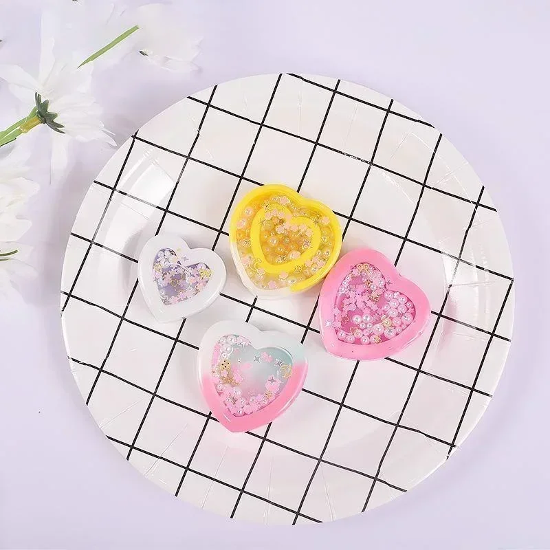 Resin Shaker Silicone Molds DIY Heart Shape Mold Silicone Epoxy Resin Mold Jewelry Tools Jewelry Accessories