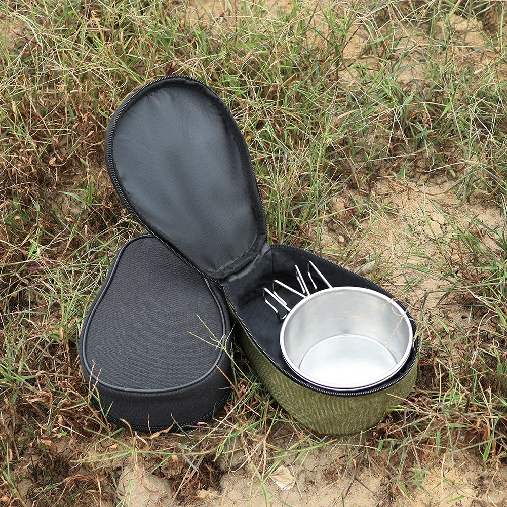 Sierra Bowl Storage Bag Oxford Waterproof Tableware Cups Carrying Case Organizer Outdoor Camping Travel Barbecue Picnic Pouch