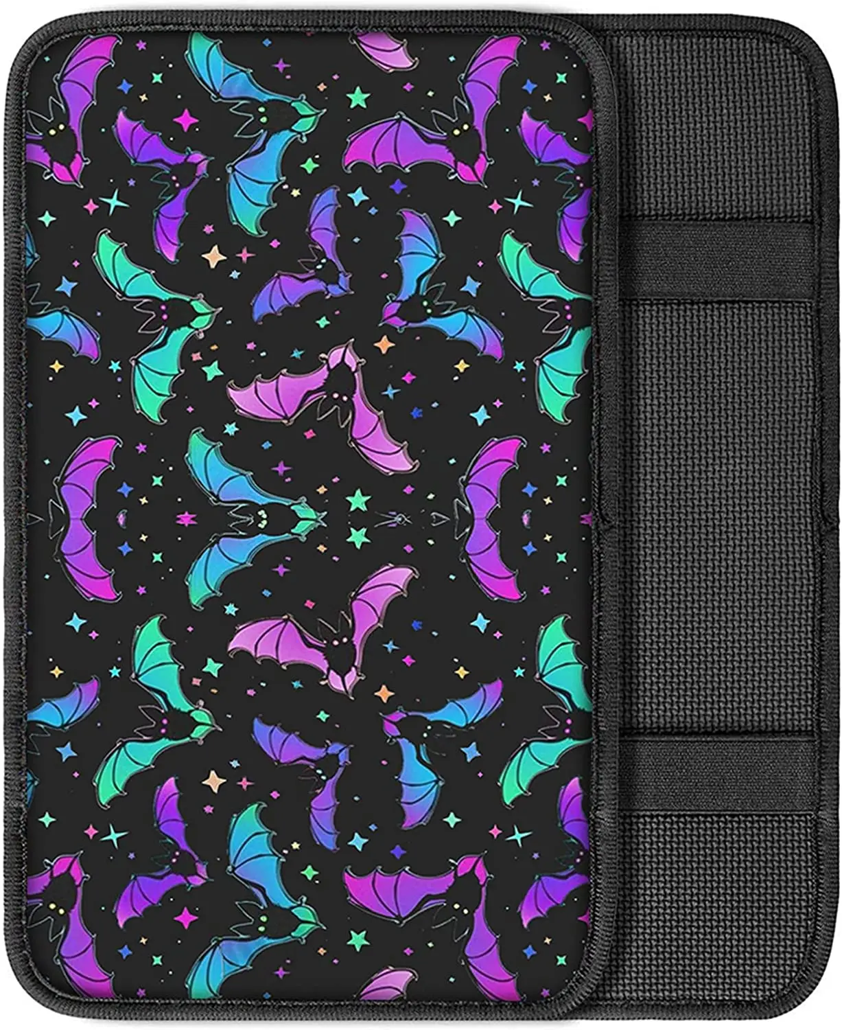 

ZFRXIGN Bat Console Cover Purple Galaxy Car Armrest Cover Cushion Pads Protector Universal Fit for Most Vehicle, SUV, Truck Acce